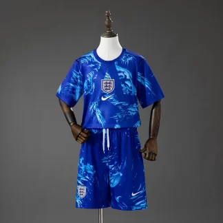 2026 Camiseta de Portero de Inglaterra -Azul AAA calidad fan Talla Infantil