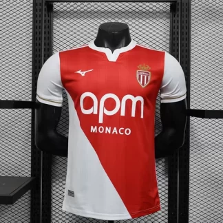 2025/2026 Versión Jugador Camiseta de Fútbol Local del AS Monaco Calidad Tailandesa