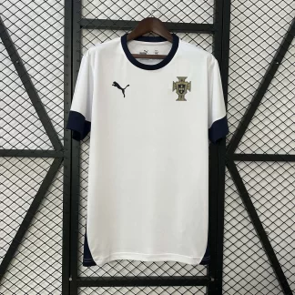 2025 Portugal Camiseta de Entrenamiento Blanca AAA Grado Fan