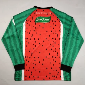 2025/2026 Manga Larga Segunda Equipación Visitante Palestina Camiseta de Fútbol Calidad Tailandesa