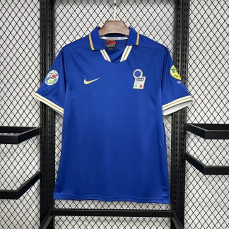 Camiseta de Fútbol Local Retro Italia 1996 Calidad Tailandesa