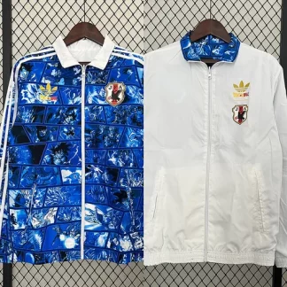 2024 Camiseta Cortavientos Reversible (azul) Japón Calidad Tailandesa
