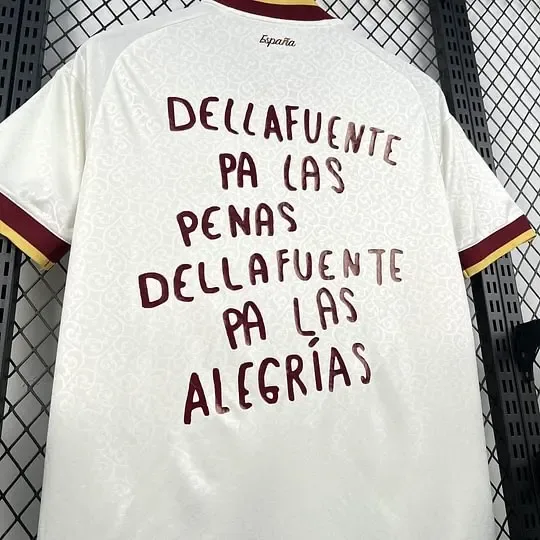 Camiseta Fútbol Visitante Mundial España 2026 x Dellafuente AAA calidad fan