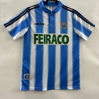 Camiseta de Fútbol Local Retro Deportivo 1997-1998 Calidad Tailandesa