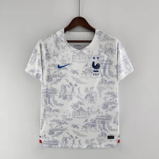 Camiseta de Fútbol Francia Visitante Blanca Copa Mundial FIFA 2022