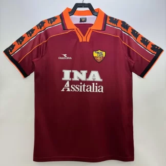 Camiseta Retro Roma Local 1998-1999 Calidad Tailandesa