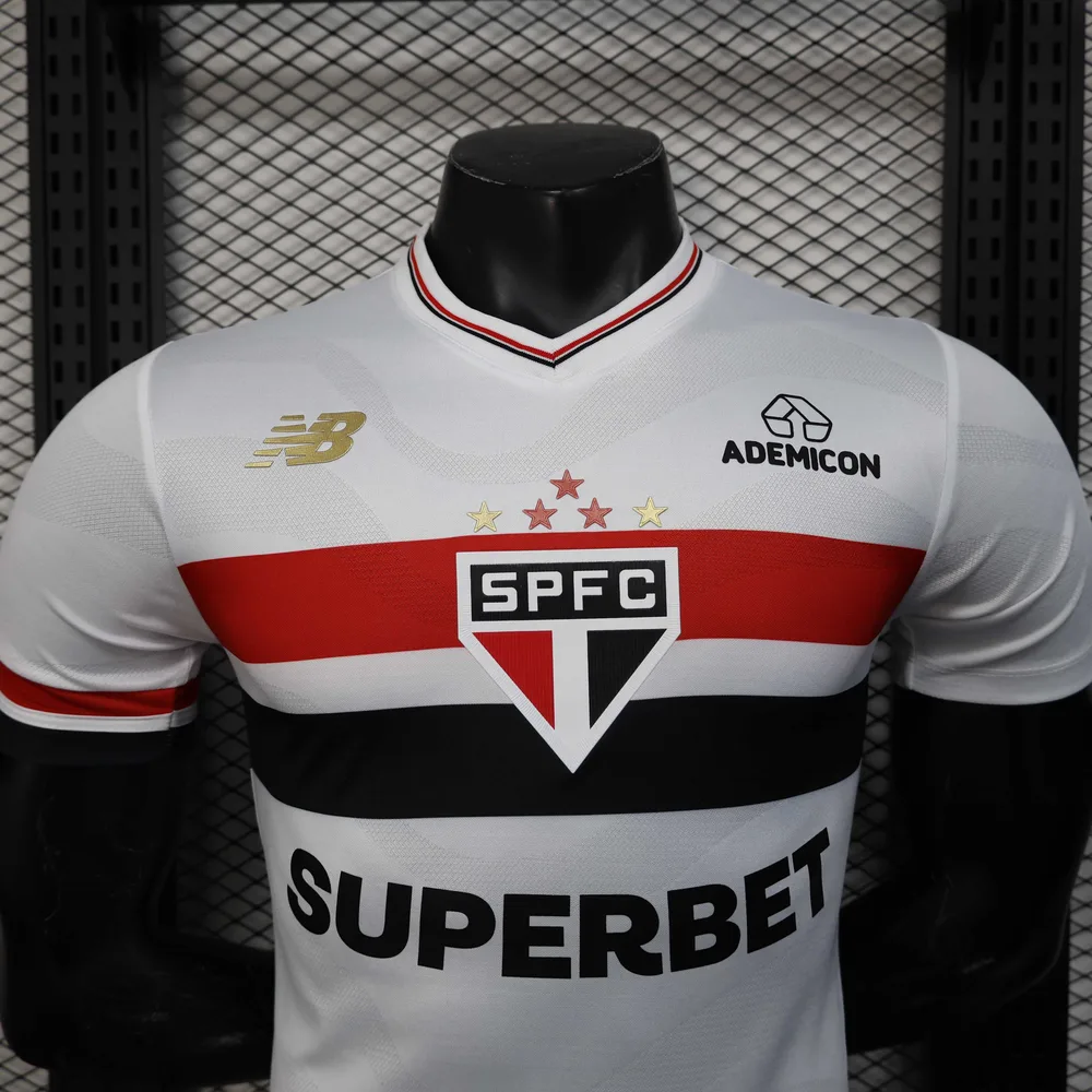 2025/2026 Versión Jugador São Paulo Local Camiseta Fútbol Calidad Thai