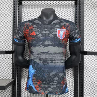 Camiseta de fútbol edición especial Fujiyama negro jugador Japón 2024 AAA calidad fan