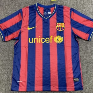 2009/2010 Camiseta de Fútbol Local Retro Barcelona Calidad Tailandesa