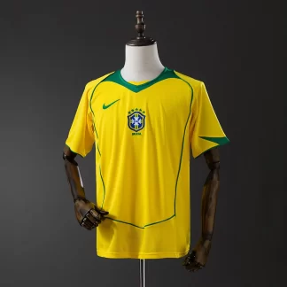 Camiseta de Fútbol Retro Brasil Local 2004