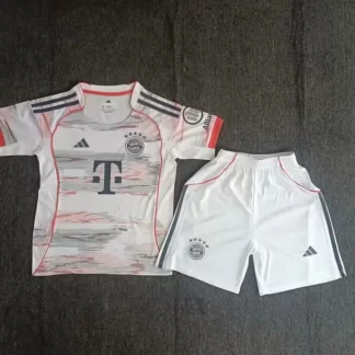 2025/2026 Bayern Munich Visitante Camiseta de Fútbol Calidad Tailandesa Talla Infantil
