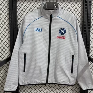 2025/2026 Napoli Cortavientos Camiseta de fútbol 1:1 Calidad tailandesa