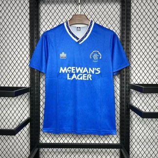 1990/1992 Retro Camiseta Local Rangers Calidad Tailandesa