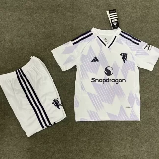 2025/2026 Camiseta de Fútbol Visitante Manchester United Calidad Tailandesa Talla Infantil
