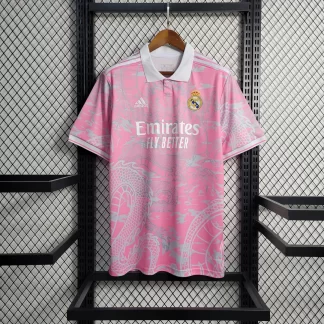Camiseta de Fútbol Rosa del Dragón Chino del Real Madrid 2023/2024
