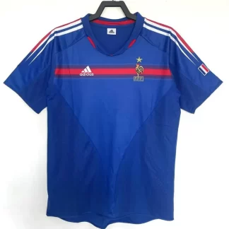 Camiseta de fútbol Retro Francia Local 2004 Calidad Tailandesa