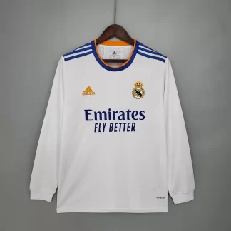 2021/2022 Manga Larga Real Madrid Camiseta Local