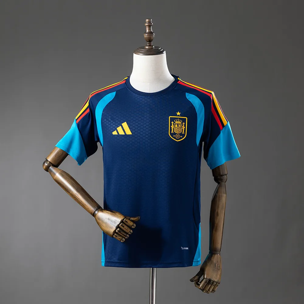 2026/2027 España Selección Nacional Camiseta de Entrenamiento Azul Marino AAA Grado Fan