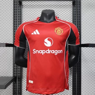 2025/2026 Versión Jugador Manchester United Local 01 Camiseta de Fútbol Calidad Tailandesa