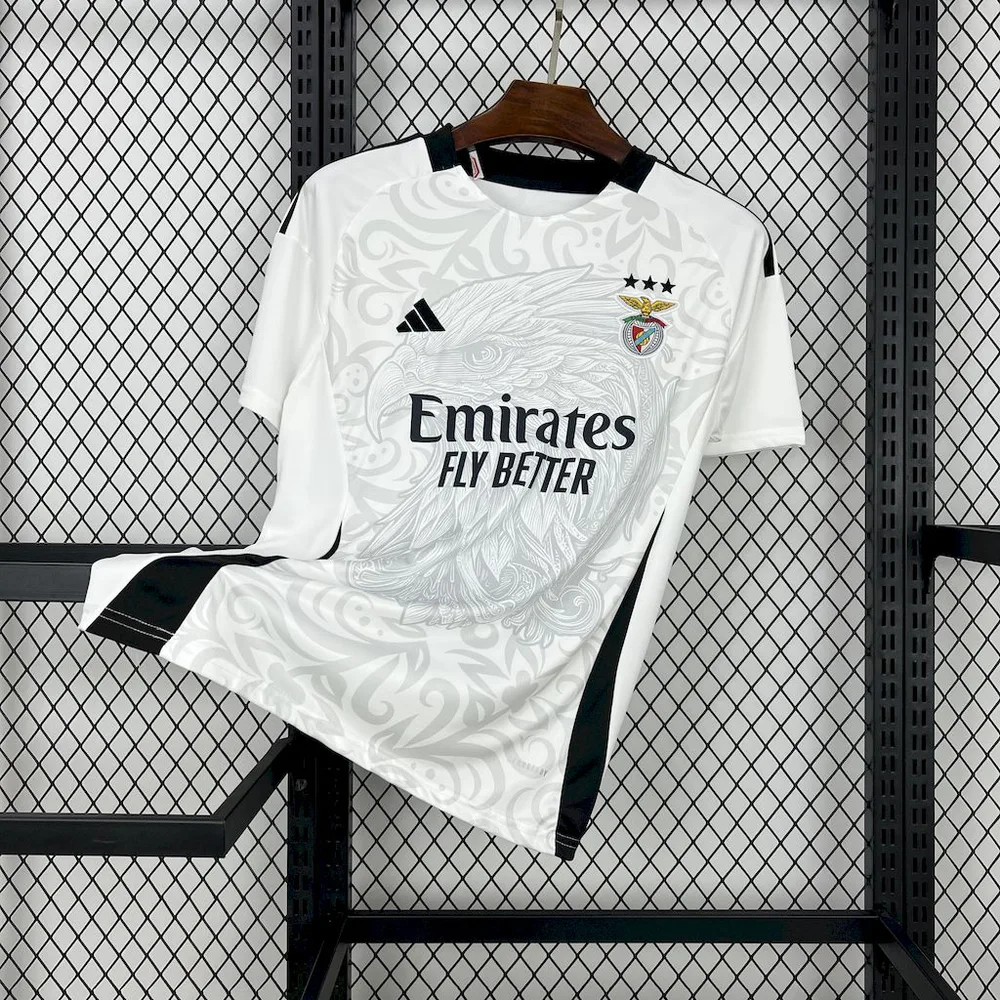 Camiseta de Fútbol Cuarta Visitante 2024/2025 del Benfica Calidad Tailandesa