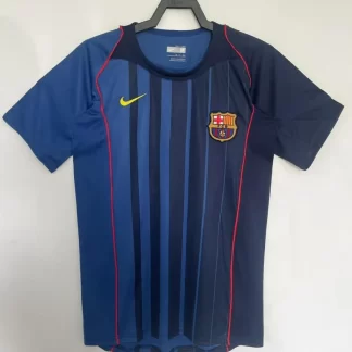 2004/2005 Camiseta de Fútbol Visitante Retro Barcelona Calidad Tailandesa