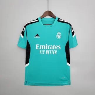 2021/2022 Real Madrid Ropa de Entrenamiento Camiseta de Fútbol Verde