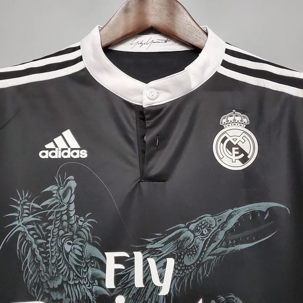 Real Madrid Tercera Visitante Retro Manga Larga 2014/2015