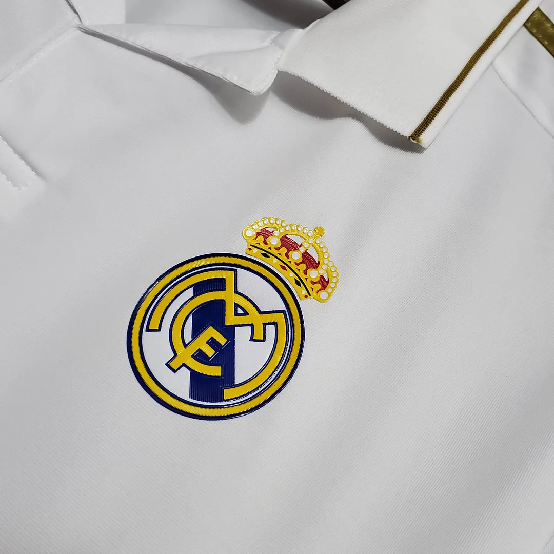 2011/2012 Retro Manga Larga Real Madrid Local