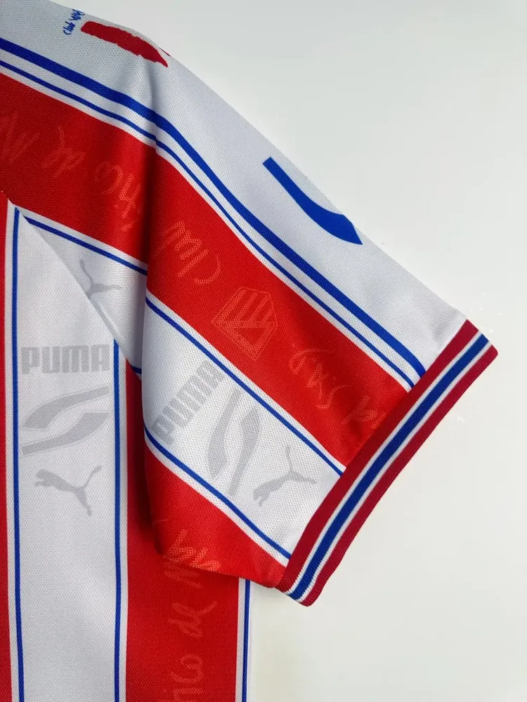 Camiseta de Fútbol Retro Local Atletico Madrid 1996-1997 Calidad Tailandesa