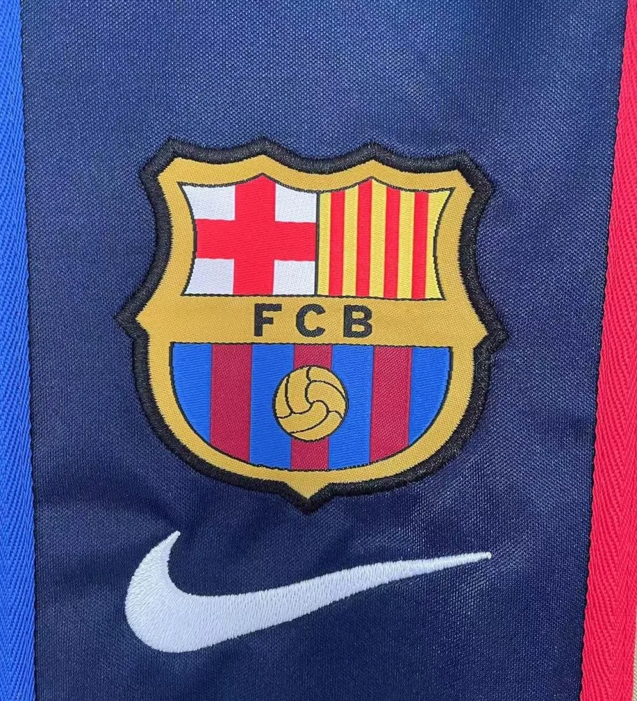 2001/2002 Camiseta de Fútbol Visitante Retro Barcelona Calidad Tailandesa