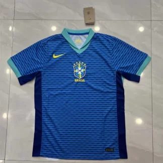 Camiseta de Fútbol Visitante de Brasil 2024 Calidad Tailandesa 1:1