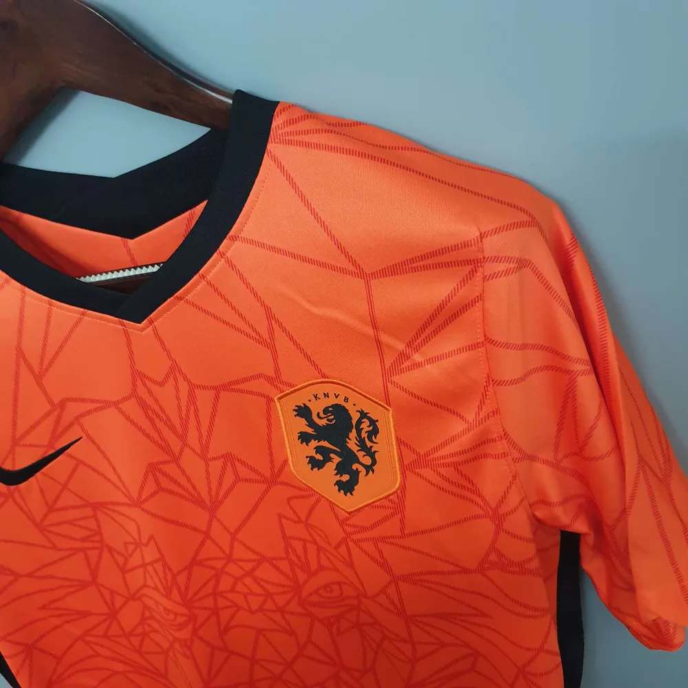 Camiseta de Fútbol Países Bajos Roja Local 2020
