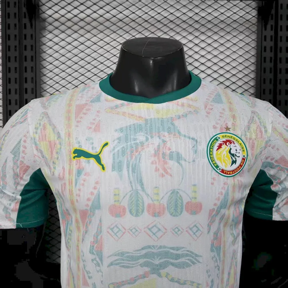 Camiseta de Fútbol Local de la Selección Nacional de Senegal para la Copa del Mundo Versión Jugador 2026