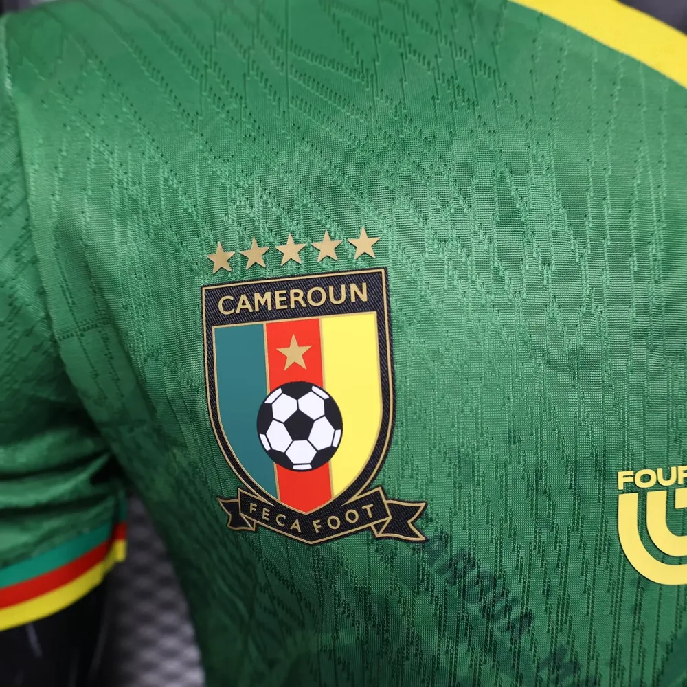2025/2026 Versión Jugador Camerún Camiseta de Fútbol Local Calidad Tailandesa