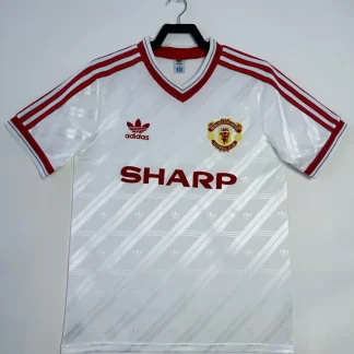 1986/1988 Retro Manchester United Equipación Visitante Camiseta de Fútbol Calidad Tailandesa