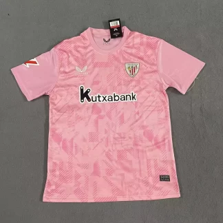 2025/2026 Camiseta de Fútbol Rosa Chándal del Athletic Club Calidad Tailandesa