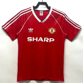 Camiseta de Fútbol Retro 1988/1990 Manchester United Local Calidad Tailandesa