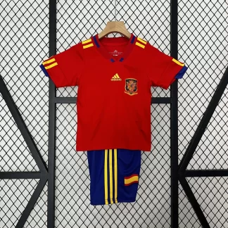 2010 Retro España Local Camiseta de Fútbol AAA calidad aficionado Talla Infantil