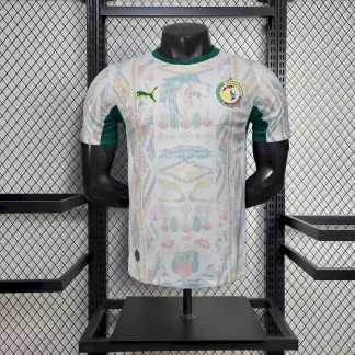 Camiseta de Fútbol Local de la Selección Nacional de Senegal para la Copa del Mundo Versión Jugador 2026