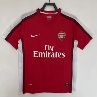 Camiseta de Fútbol Retro Local Arsenal 2008-2010 Calidad Tailandesa