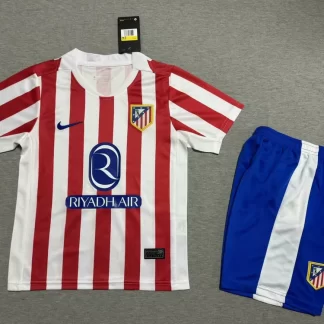 2025/2026 Atletico Madrid Local Camiseta de Fútbol Calidad Tailandesa Talla Infantil