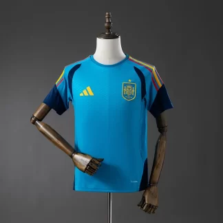 Camiseta Fútbol Entrenamiento Selección España 2026-Azul AAA calidad fan