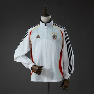 2025/2026 Alemania Chaqueta Retro Cortavientos-rayas Azules AAA Grado Aficionado