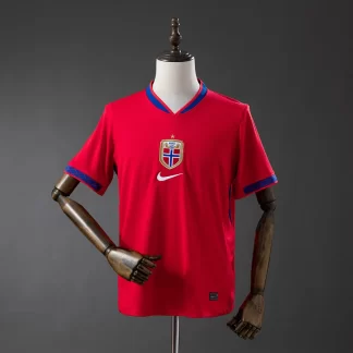 Camiseta de Fútbol Local 2025 de la Selección de Noruega AAA calidad fan