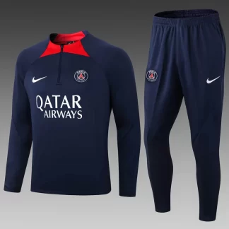 Chándal de Entrenamiento Media Cremallera PSG Paris Saint-Germain 2022/2023 Azul Real Set