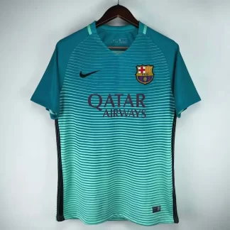 Camiseta de Fútbol Retro Tercera Visitante Barcelona 2016/2017 Calidad Tailandesa