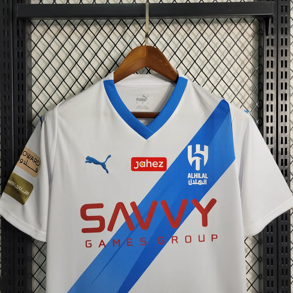 Camiseta de fútbol de visitante del Al-Hilal Saudi 2023/2024