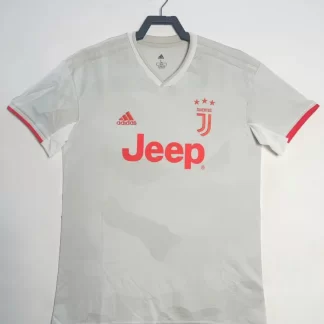 Camiseta de fútbol de visitante retro de la Juventus 2019/2020 H Calidad Tailandesa