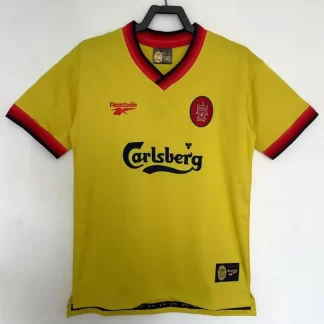 Camiseta de Fútbol Retro Visitante Liverpool 1997/1998 Calidad Tailandesa