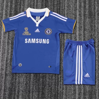 Camiseta de Fútbol Retro 2008-2009 Local Chelsea Calidad Tailandesa Talla Infantil